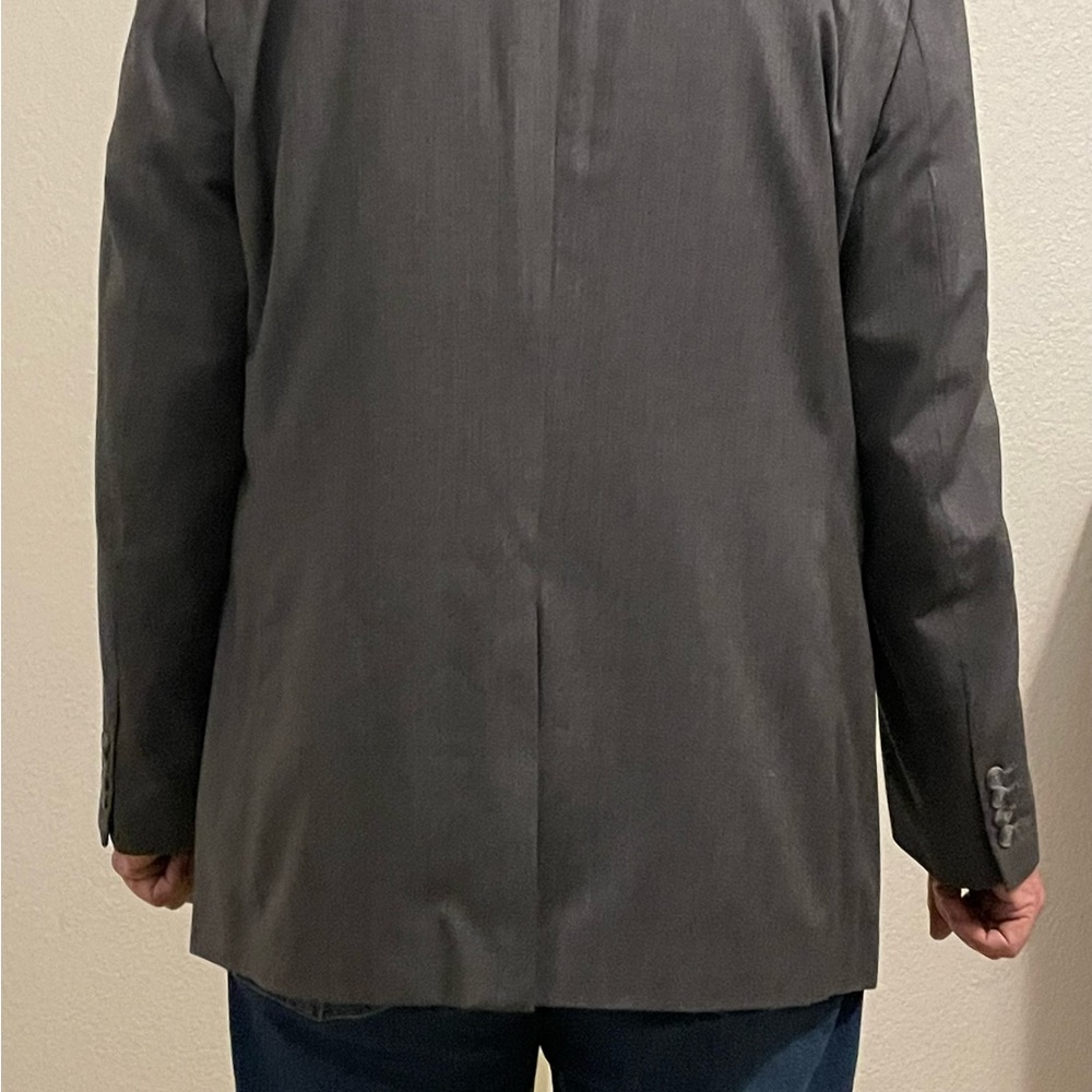 Men's Perry Ellis Gray Blazer - Picture 2 of 2